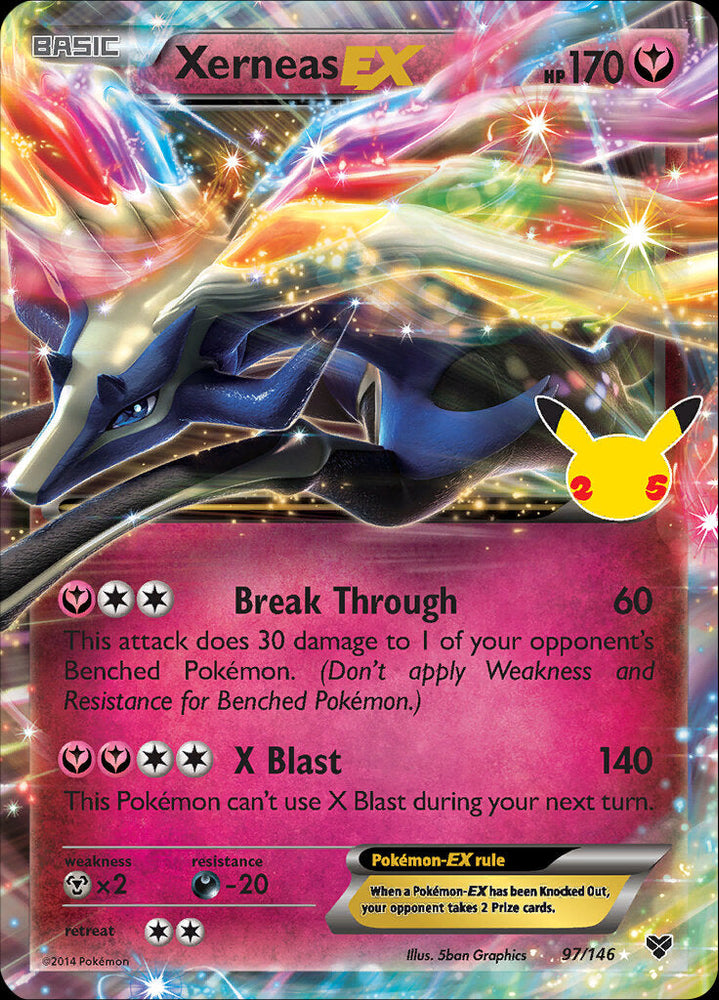 Xerneas EX (97/146) [Celebrations: 25th Anniversary - Classic Collection] Pokémon