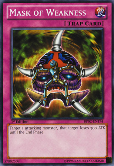 Mask of Weakness [BP02-EN174] Mosaic Rare Yu-Gi-Oh!