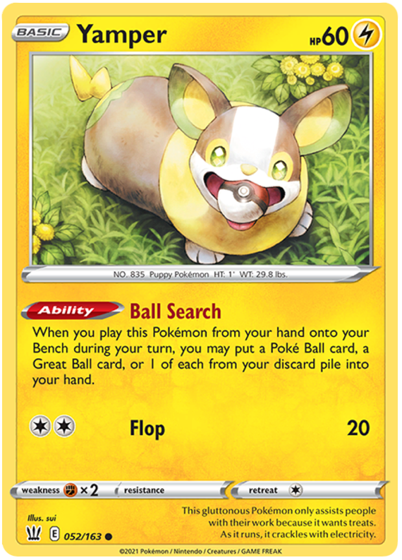 Yamper (052/163) [Sword & Shield: Battle Styles] Pokémon