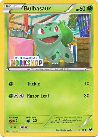 Bulbasaur (1/108) (Build A Bear Workshop Exclusive) [Black & White: Dark Explorers] Pokémon