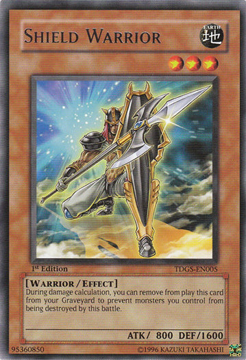 Shield Warrior [TDGS-EN005] Rare Yu-Gi-Oh!