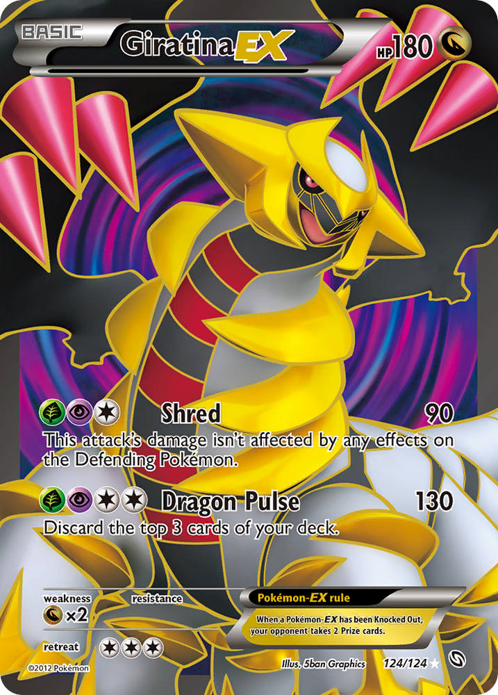 Giratina EX (124/124) [Black & White: Dragons Exalted] Pokémon
