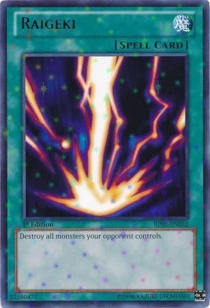 Raigeki [BP01-EN032] Starfoil Rare Yu-Gi-Oh!