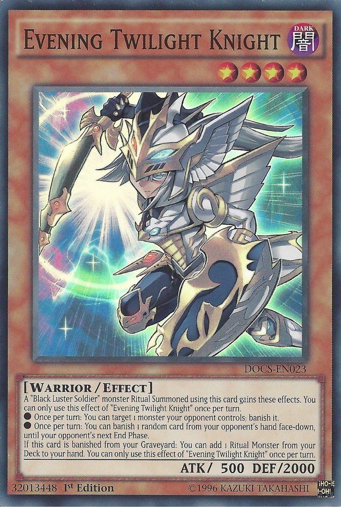 Evening Twilight Knight [DOCS-EN023] Super Rare Yu-Gi-Oh!
