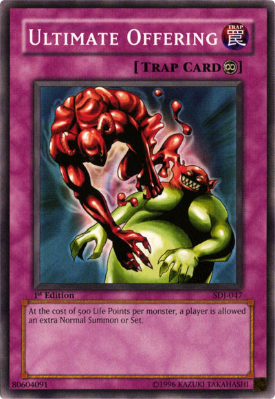 Ultimate Offering [SDJ-047] Common Yu-Gi-Oh!