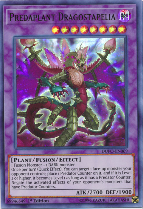 Predaplant Dragostapelia [DUPO-EN069] Ultra Rare Yu-Gi-Oh!