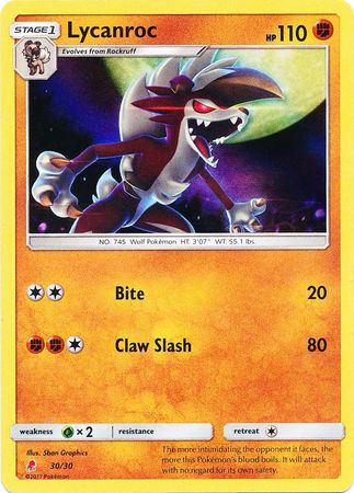 Lycanroc (30/30) [Sun & Moon: Trainer Kit - Lycanroc] Pokémon