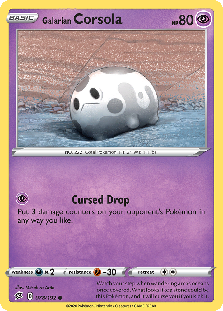 Galarian Corsola (078/192) [Sword & Shield: Rebel Clash] Pokémon