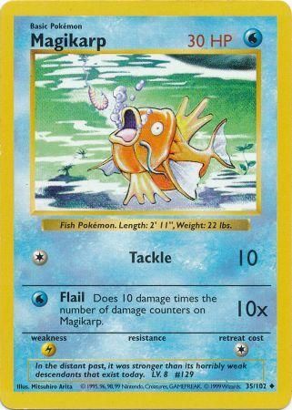 Magikarp (35/102) [Base Set Shadowless Unlimited] Pokémon