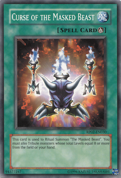 Curse of the Masked Beast [RP02-EN030] Common Yu-Gi-Oh!