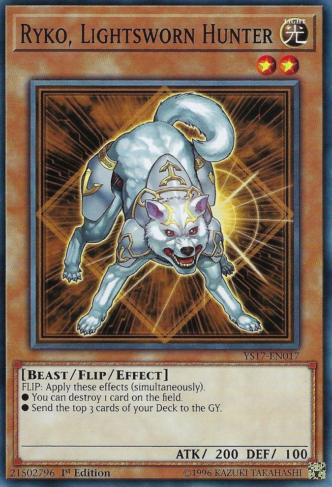 Ryko, Lightsworn Hunter [YS17-EN017] Common Yu-Gi-Oh!