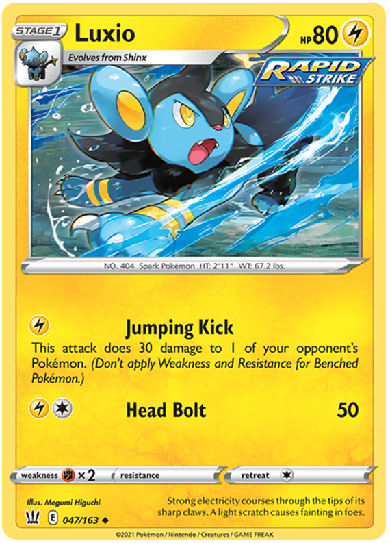 Luxio (047/163) [Sword & Shield: Battle Styles] Pokémon