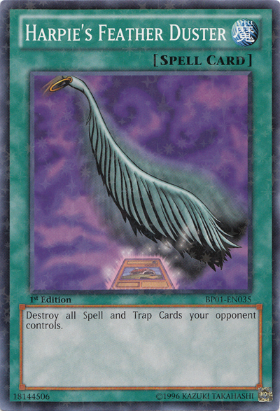 Harpie's Feather Duster [BP01-EN035] Starfoil Rare Yu-Gi-Oh!