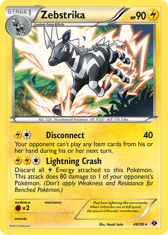 Zebstrika (48/99) [Black & White: Next Destinies] Pokémon