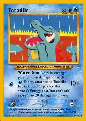 Totodile (85/105) [Neo Destiny Unlimited] Pokémon
