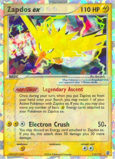 Zapdos ex (116/112) [EX: FireRed & LeafGreen] Pokémon