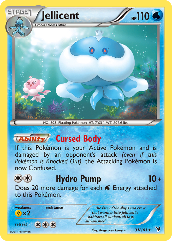 Jellicent (31/101) [Black & White: Noble Victories] Pokémon