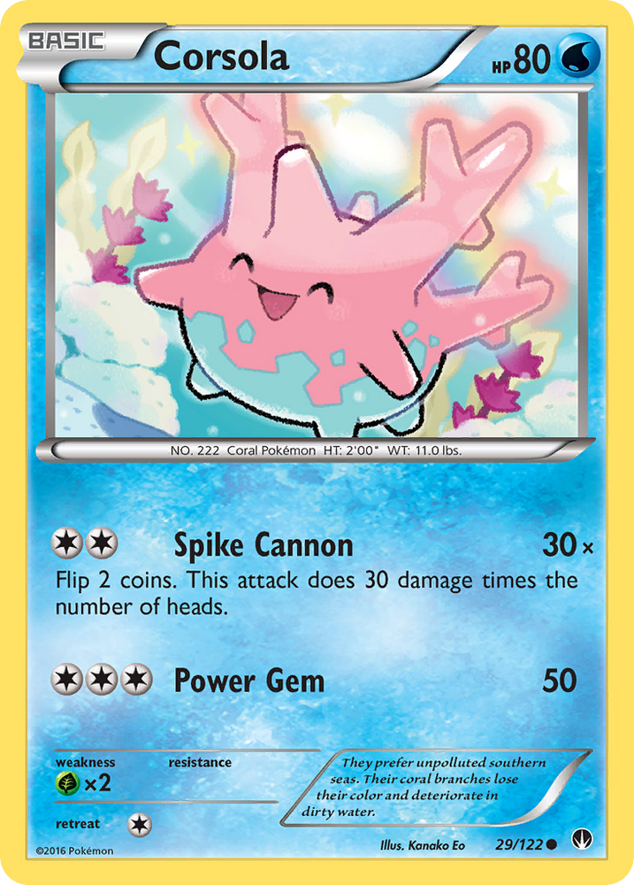 Corsola (29/122) [XY: BREAKpoint] Pokémon