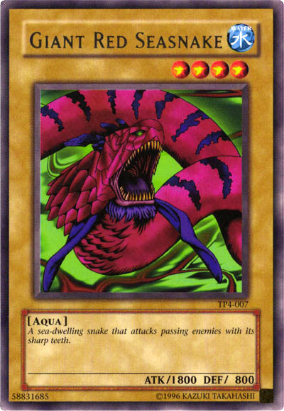 Giant Red Seasnake [TP4-007] Rare Yu-Gi-Oh!