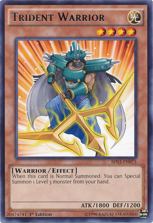 Trident Warrior [BP03-EN075] Rare Yu-Gi-Oh!