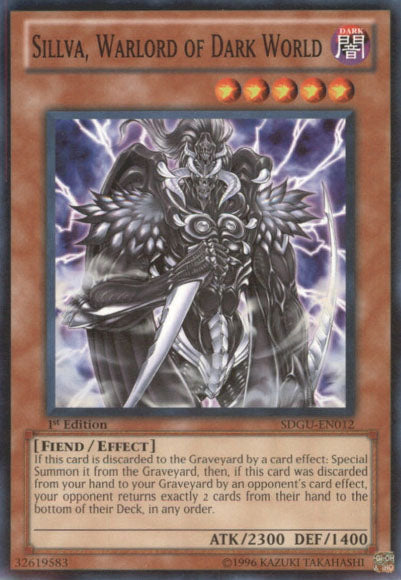 Sillva, Warlord of Dark World [SDGU-EN012] Common Yu-Gi-Oh!