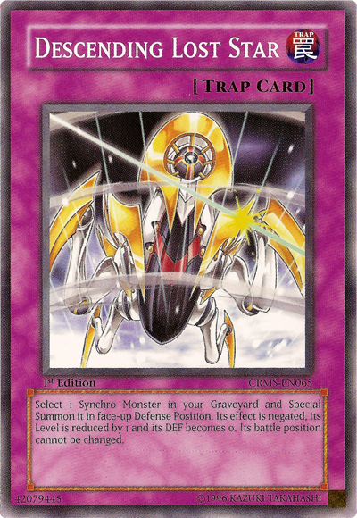Descending Lost Star [CRMS-EN065] Common Yu-Gi-Oh!