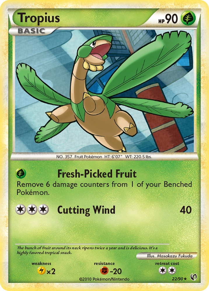 Tropius (22/90) [HeartGold & SoulSilver: Undaunted] Pokémon