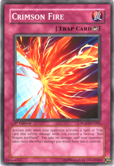 Crimson Fire [RGBT-EN064] Common Yu-Gi-Oh!
