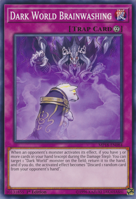Dark World Brainwashing [MP18-EN084] Common Yu-Gi-Oh!