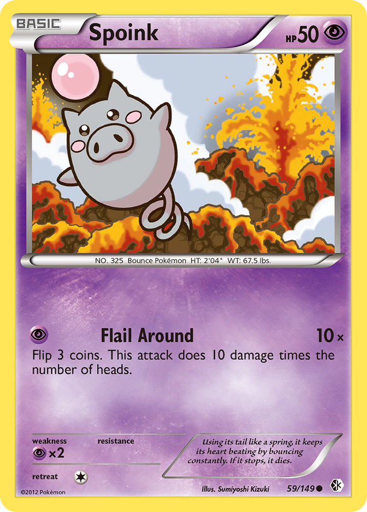 Spoink (59/149) [Black & White: Boundaries Crossed] Pokémon