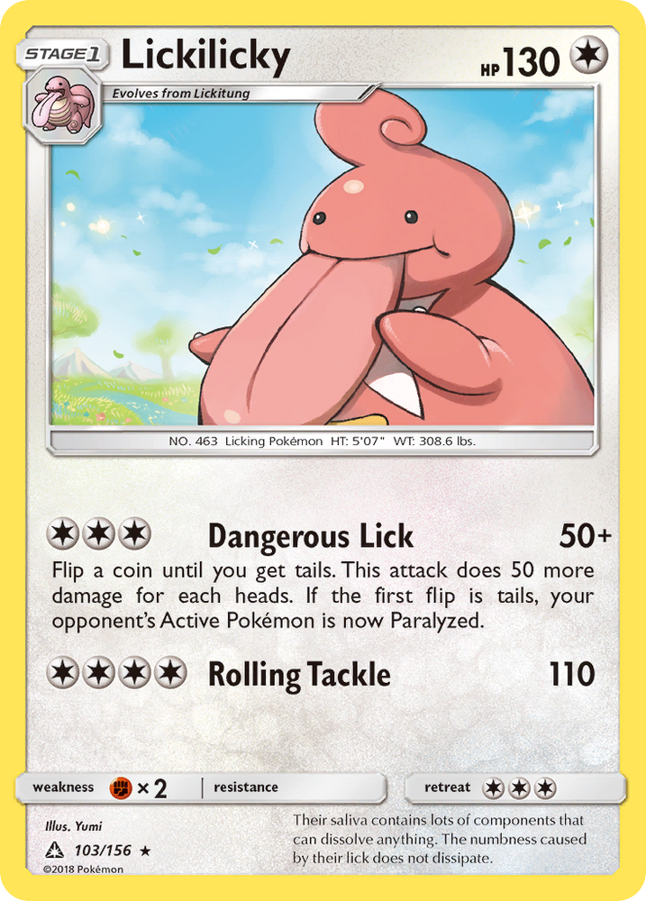 Lickilicky (103/156) [Sun & Moon: Ultra Prism] Pokémon