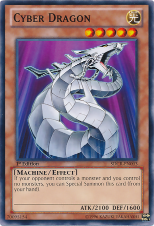 Cyber Dragon (White) [SDCR-EN003] Common Yu-Gi-Oh!