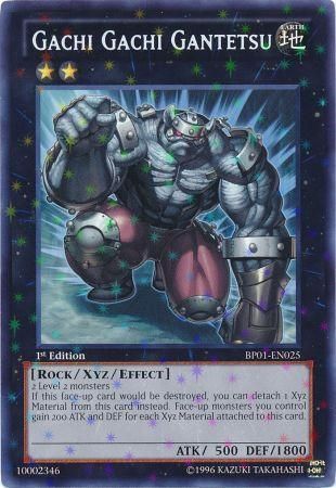 Gachi Gachi Gantetsu [BP01-EN025] Starfoil Rare Yu-Gi-Oh!