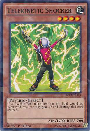 Telekinetic Shocker [BP03-EN048] Shatterfoil Rare Yu-Gi-Oh!