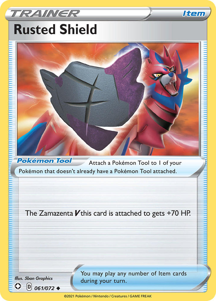 Rusted Shield (061/072) [Sword & Shield: Shining Fates] Pokémon