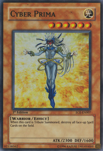 Cyber Prima [EOJ-EN007] Super Rare Yu-Gi-Oh!