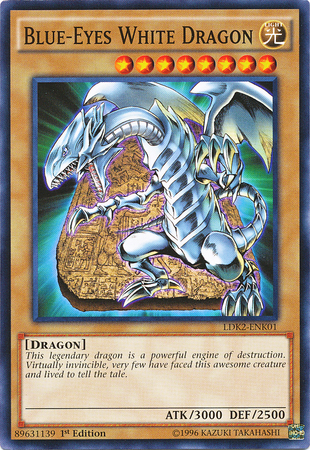 Blue-Eyes White Dragon (Version 4) [LDK2-ENK01] Common Yu-Gi-Oh!