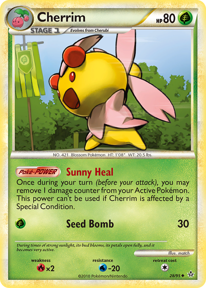 Cherrim (28/95) [HeartGold & SoulSilver: Unleashed] Pokémon