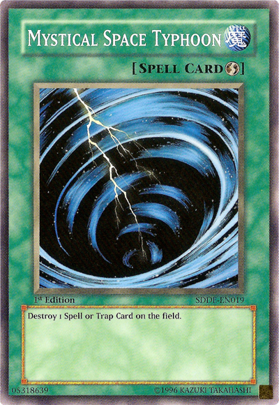 Mystical Space Typhoon [SDDE-EN019] Common Yu-Gi-Oh!