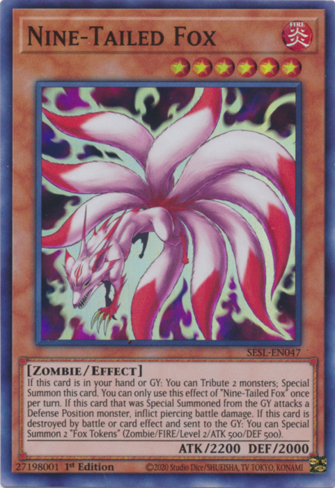 Nine-Tailed Fox [SESL-EN047] Super Rare Yu-Gi-Oh!