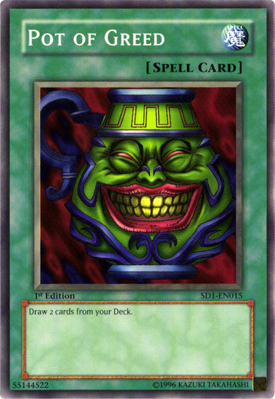 Pot of Greed [SD1-EN015] Common Yu-Gi-Oh!