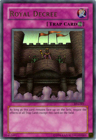 Royal Decree [TP4-001] Ultra Rare Yu-Gi-Oh!