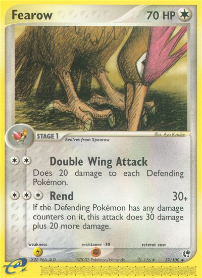 Fearow (37/100) [EX: Sandstorm] Pokémon