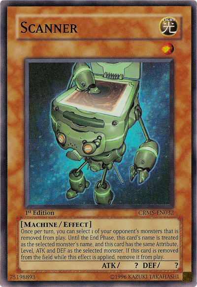 Scanner [CRMS-EN032] Super Rare Yu-Gi-Oh!