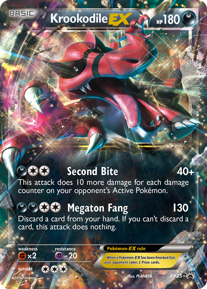 Krookodile EX (XY25) [XY: Black Star Promos] Pokémon