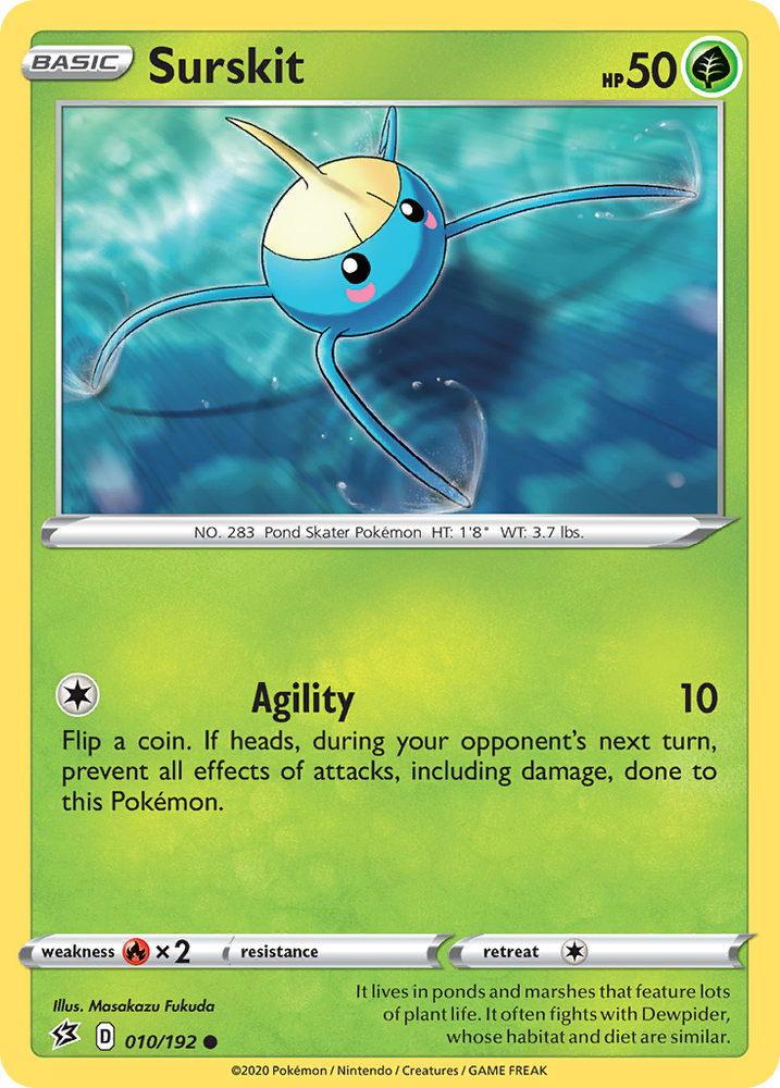 Surskit (010/192) [Sword & Shield: Rebel Clash] Pokémon