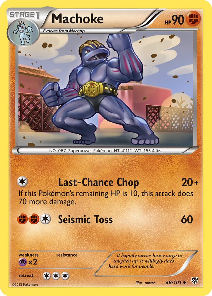 Machoke (48/101) [Black & White: Plasma Blast] Pokémon