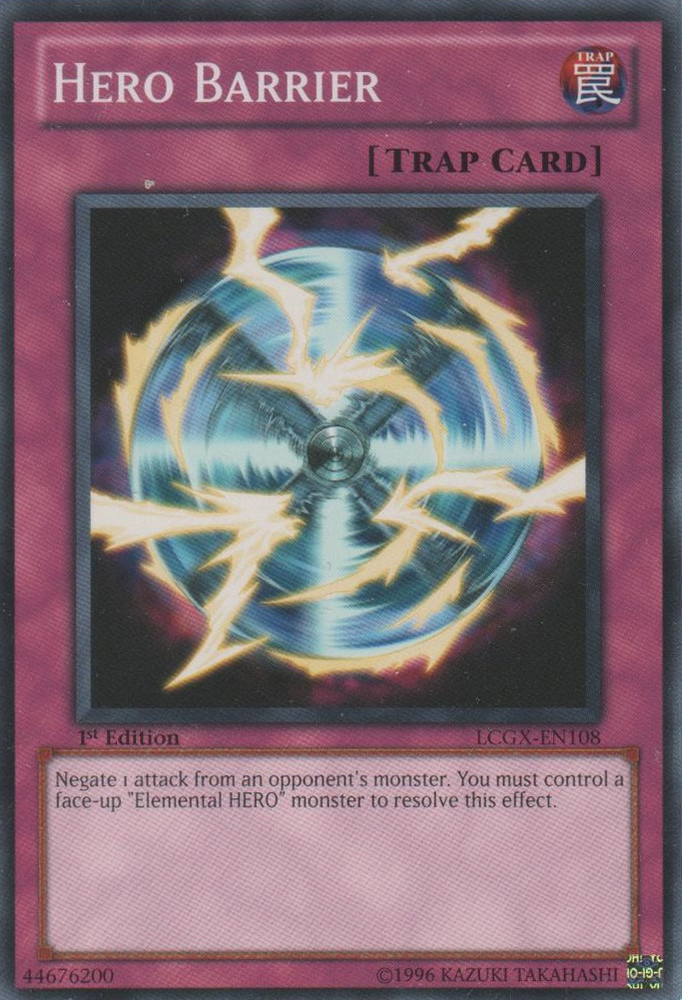 Hero Barrier [LCGX-EN108] Common Yu-Gi-Oh!