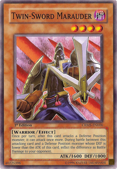 Twin-Sword Marauder [CRMS-EN006] Common Yu-Gi-Oh!