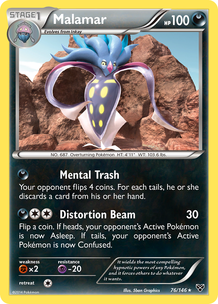 Malamar (76/146) [XY: Base Set] Pokémon